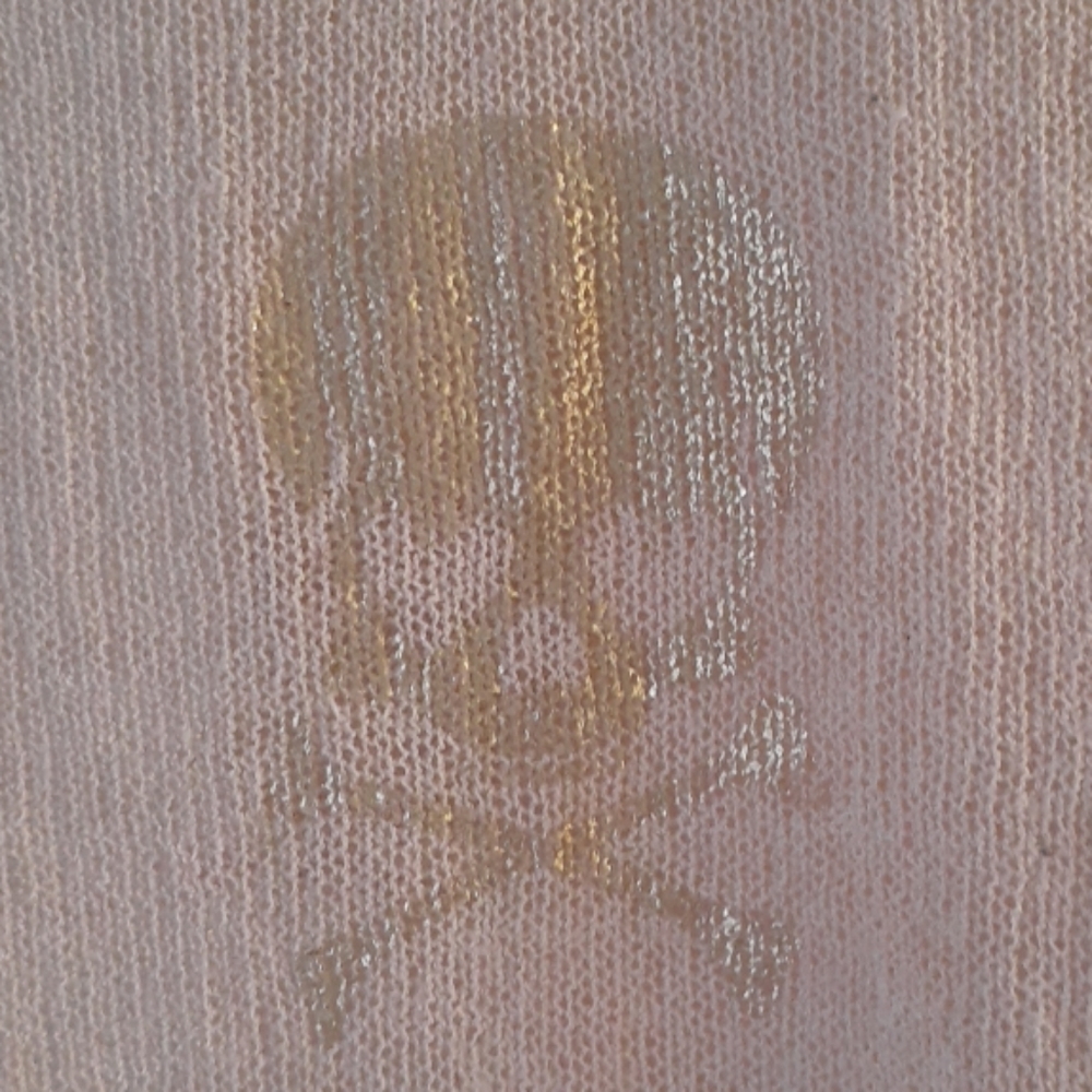 Pink Sweater w/Gold Embossments